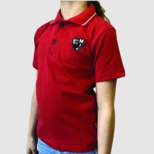 Polo rouge garçon Émi