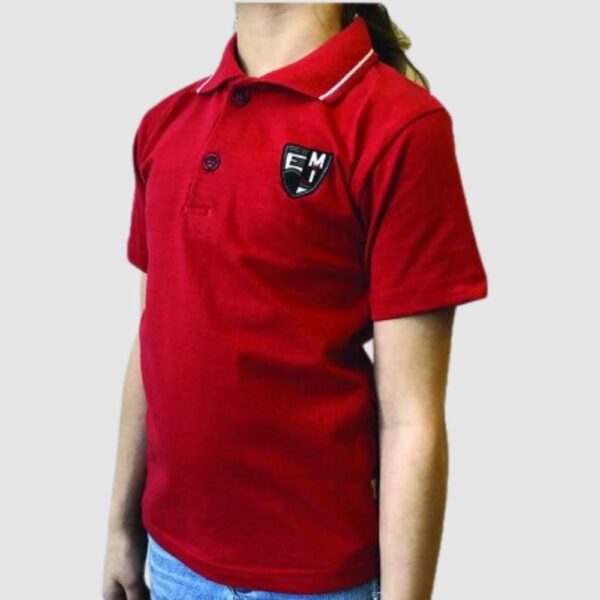 Polo rouge garçon Émi